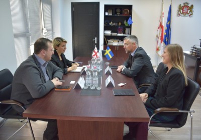 Public Defender Meets with Ambassador of Sweden