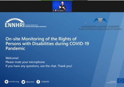 Regional Webinar on On-site Monitoring of the Rights of Persons with Disabilities during Pandemic
