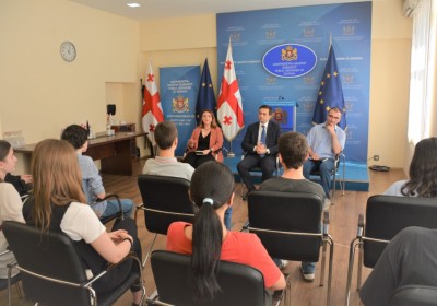 Public Defender Meets with Students of Various Schools of Tbilisi