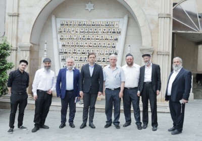 Xalq Müdafiəçisi Gürcüstanın yəhudi icmasının dini liderləri ilə görüşüb
