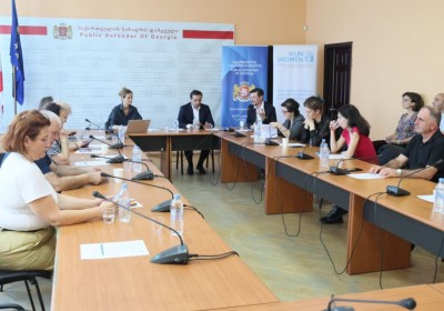 Public Defender Meets with Representatives of Civil Society and Women's Rights Defenders Working in Imereti