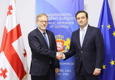 Ժողովրդական պաշտպանը հանդիպել է Վրաստանում Ֆրանսիայի դեսպանի հետ