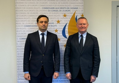 Public Defender Meets with Council of Europe Commissioner for Human Rights