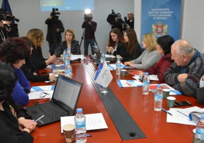 Presentation of Public Defender's Special Report on Water, Sanitation and Hygiene in Public Schools of Georgia