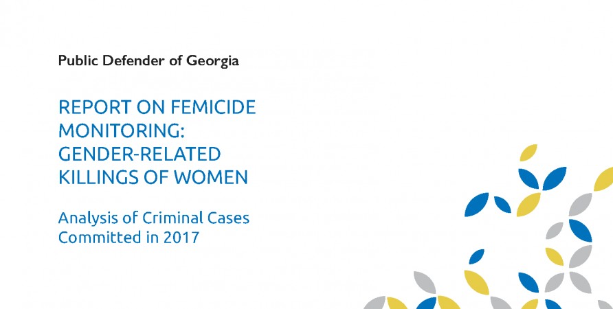 REPORT ON FEMICIDE MONITORING GENDER-RELATED KILLINGS OF WOMEN 2017 