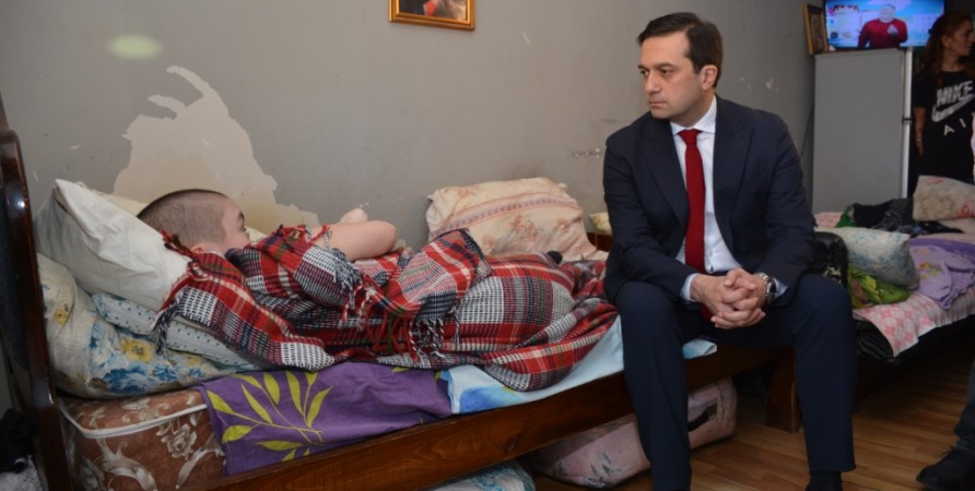 Public Defender Levan Ioseliani Visits Orkhevi Social Housing