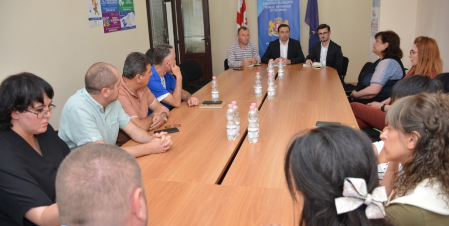 Public Defender Meets with Representatives of NGOs and Journalists Working in Akhalkalaki