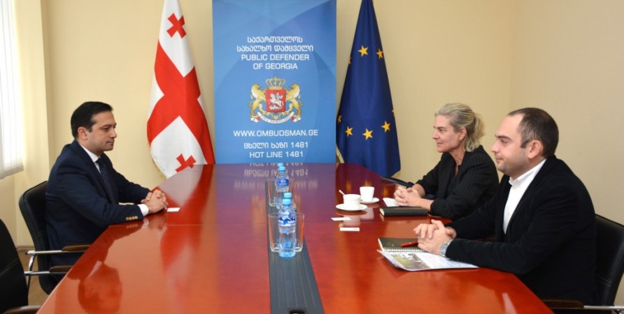 Public Defender Meets with Head of ICRI’s Georgia Delegation 