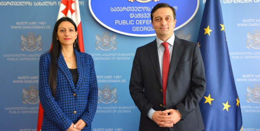 Xalq müdafiəçisi Ermənistan Respublikasının Ombudsmanı ilə görüşüb