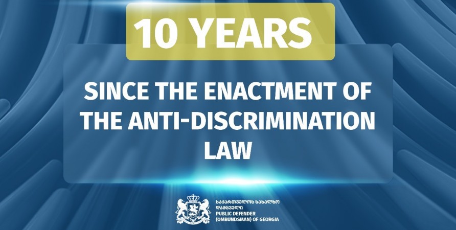 10 Years Pass since Creation of Equality Mechanism 
