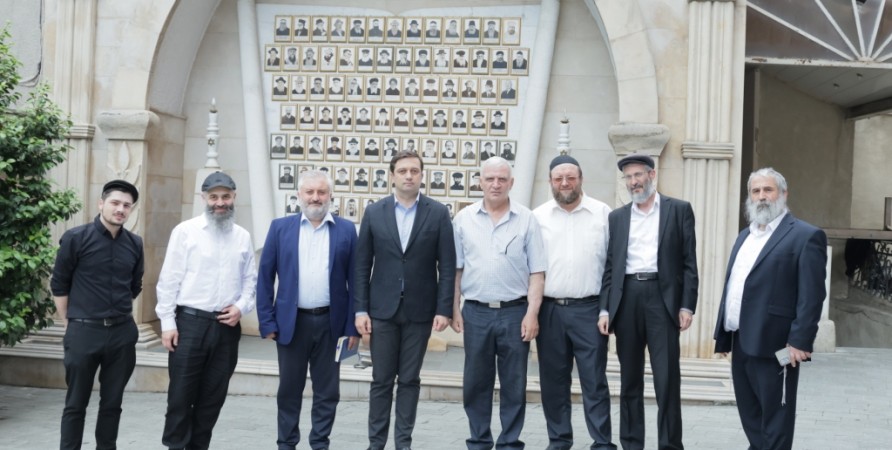 Ժողովրդական պաշտպանը հանդիպել է Վրաստանի հրեական համայնքի կրոնական առաջնորդների հետ