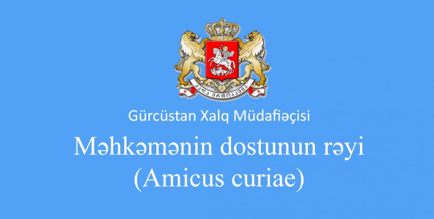 Məhkəmənin Dostu (Amicus Curiae) ətraf mühit haqqında məlumat əldə etməyin  vacibliyi ilə bağlı rəy