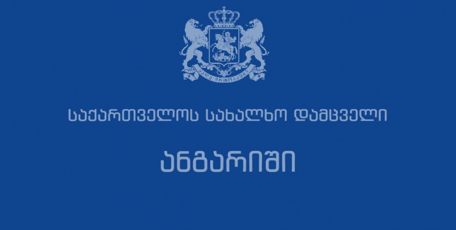 სახალხო დამცველის სპეციალური პრევენციული ჯგუფის პრევენციული ვიზიტი შპს „ნარკომანიის პრევენციის და ფსიქიკური ჯანმრთელობის ცენტრის“ ფსიქიატრიულ სტაციონარში