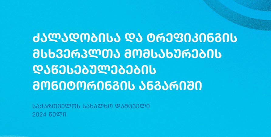 Monitoring Report on Service Institutions for Victims of Violence and Trafficking (2024)