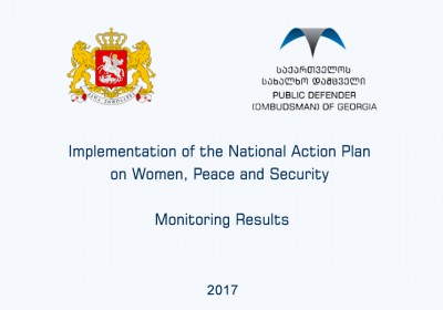 Implementation of the National Action Plan on Women, Peace and Security – Results of Monitoring