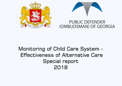 Monitoring of Child Care System – Effectiveness of Alternative Care Special report