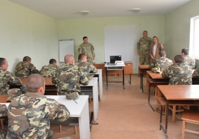 Public Defender Visits Mukhrovani Military Base