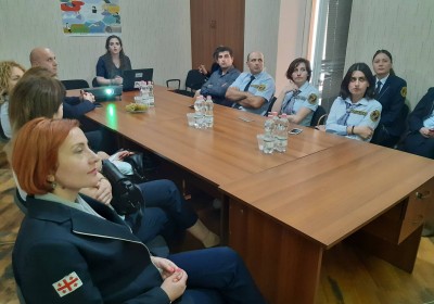 Meeting with Resource Officers of Telavi Educational Institution