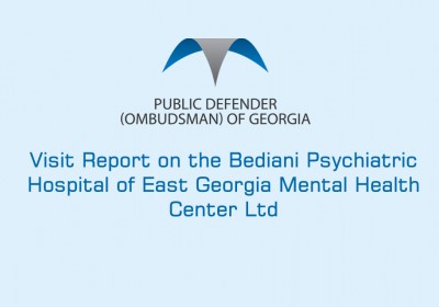 Visit Report on the Bediani Psychiatric Hospital of East Georgia Mental Health Center Ltd