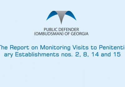 Report on the Monitoring Visits to Establishments nos 2, 8, 14, 15