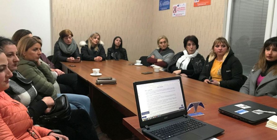 Meeting with Parents of Kindergarten Children in Telavi Municipality