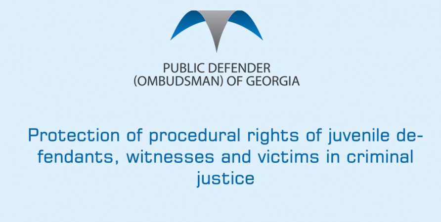Protection of procedural rights of juvenile defendants, witnesses and victims in criminal justice