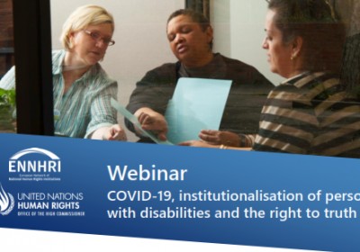 Deputy Public Defender Participates in International Webinar on Institutionalization of Persons with Disabilities
