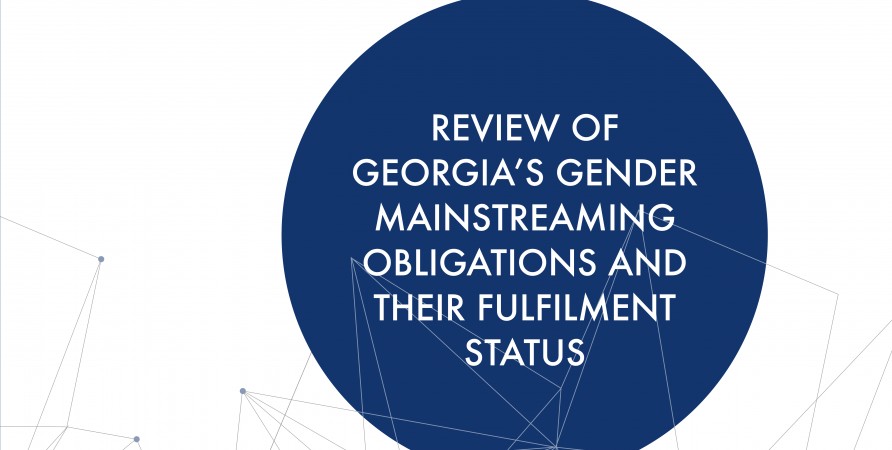 Review of Georgia’s gender mainstreaming obligations and their fulfilment status