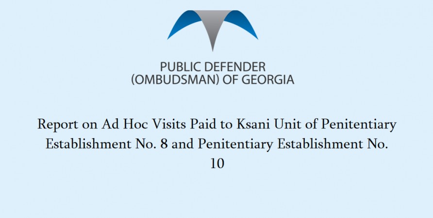 Public Defender’s Report on Monitoring Carried out in Penitentiary Establishment No. 10