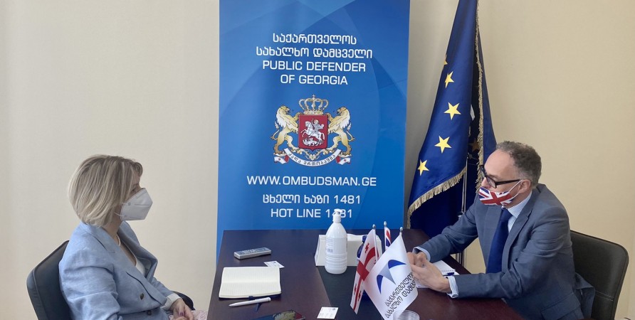 Public Defender Meets with UK Ambassador 