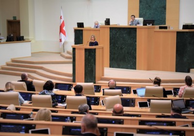 Xalq  Müdafiəçisi  Gürcüstan Parlamentinin plenar iclasında illik hesabatı təqdim etdi