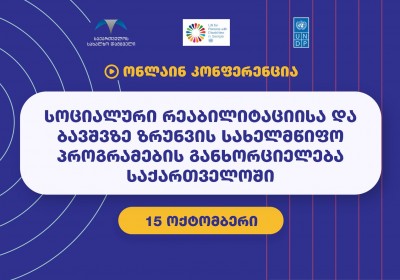 Online Conference on Implementation of Social Rehabilitation and Child Care State Programmes in Georgia