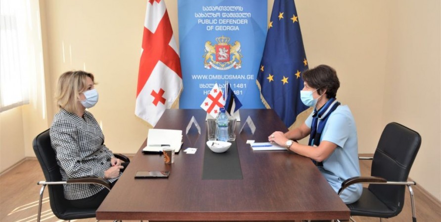 Public Defender of Georgia Meets with Ambassador of Estonia