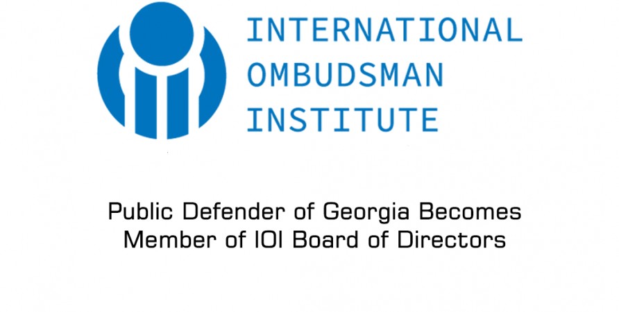 Public Defender of Georgia Becomes Member of IOI Board of Directors  