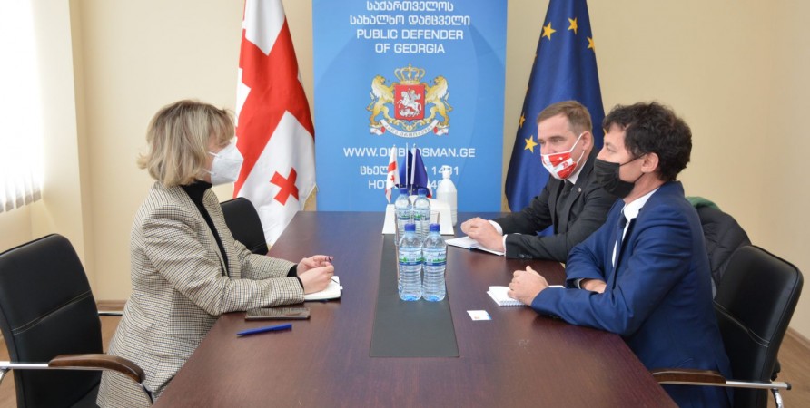 Public Defender Meets with Ambassador of France and Representative of Ministry of Foreign Affairs of France 