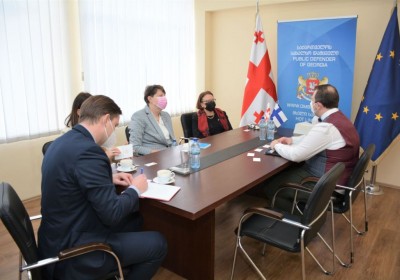 Deputy Public Defender Meets with Ambassador of Finland and Finnish Delegation