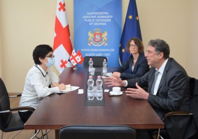 First Deputy Public Defender Meets with Head of Swiss Governmental Delegation