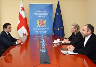Public Defender Meets with Head of ICRI’s Georgia Delegation 