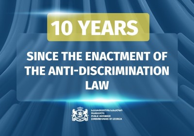 10 Years Pass since Creation of Equality Mechanism 
