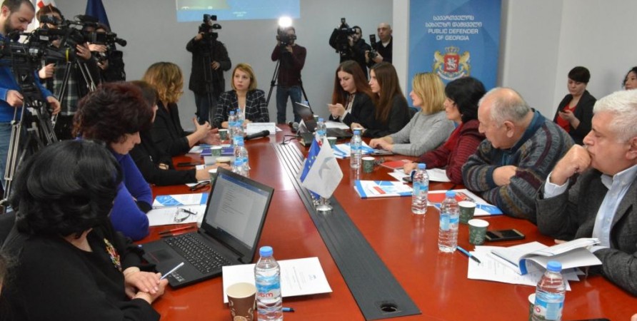 Presentation of Public Defender's Special Report on Water, Sanitation and Hygiene in Public Schools of Georgia