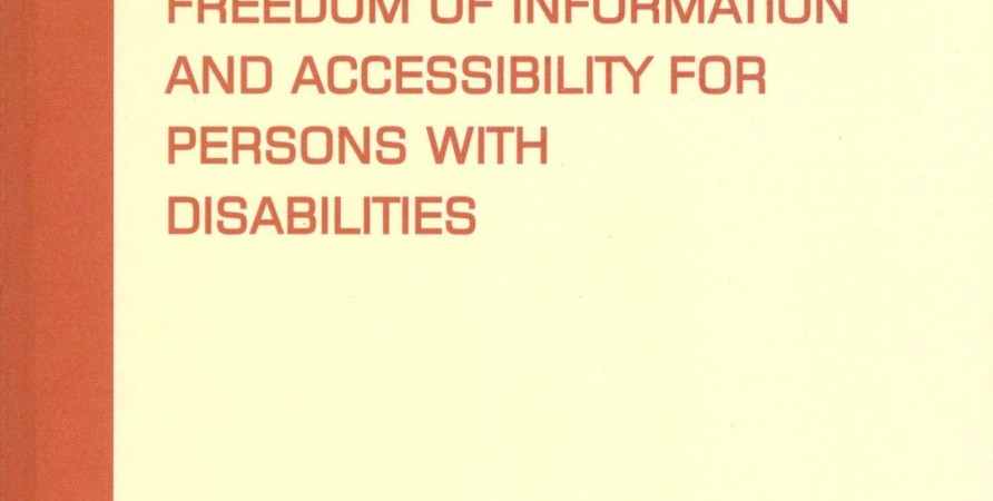Freedom of Information and accessibility for Persons with Disability