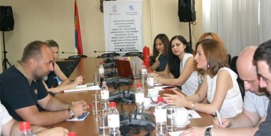 Representatives of Public Defender's Office pay training visit to Serbia 