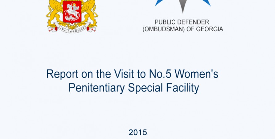Report on the Visit to No.5 Women's Penitentiary Special Facility