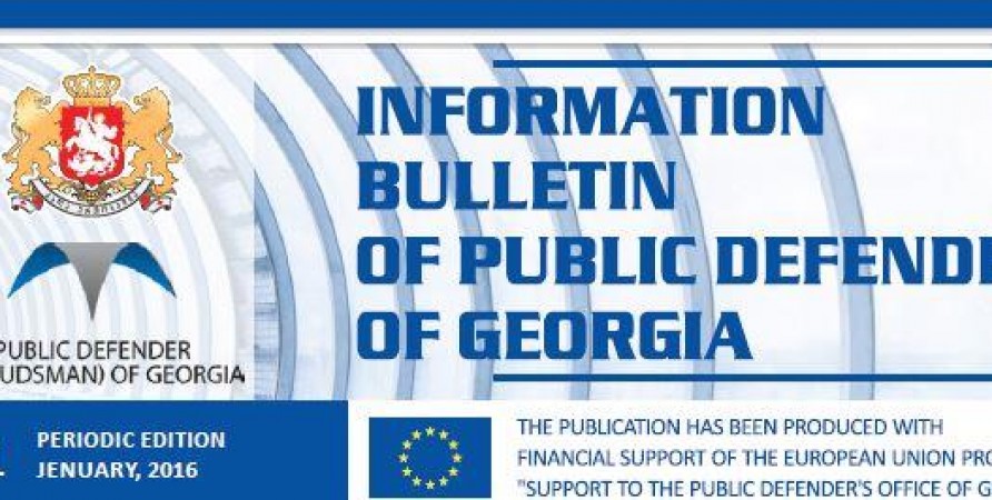 Information Bulletin - January 2016