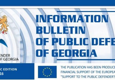 Bulletin, Periodic edition – May 2016