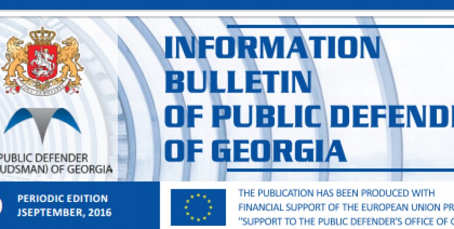 Bulletin, Periodic Edition – September,  2016