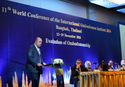 Public Defender Delivers Speech at IOI World Conference 